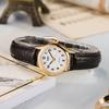Casio Серия STANDARD Маленькие Ретро Бизнес Кварцевый Механизм Кожаный Ремешок Японские и Корейские Женские;s Часы Белый Циферблат LTP-1094Q-7B1