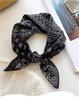 Minimalist temperament cashew flower silk cotton silk scarf women's thin summer silk silk cotton scarf high-end silk cotton square scarf