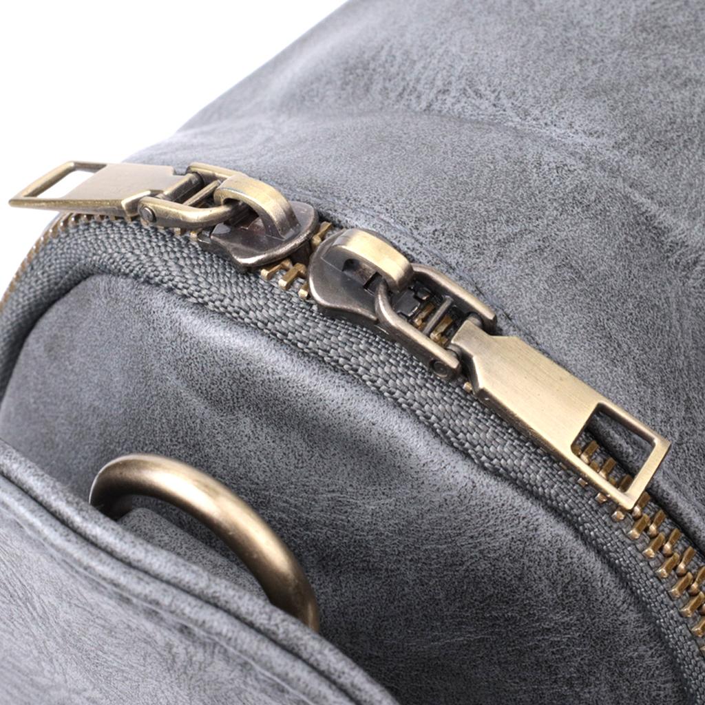 Модная сумка через плечо в модном цвете из экокожи VINTAGE Bag 22792 Серый