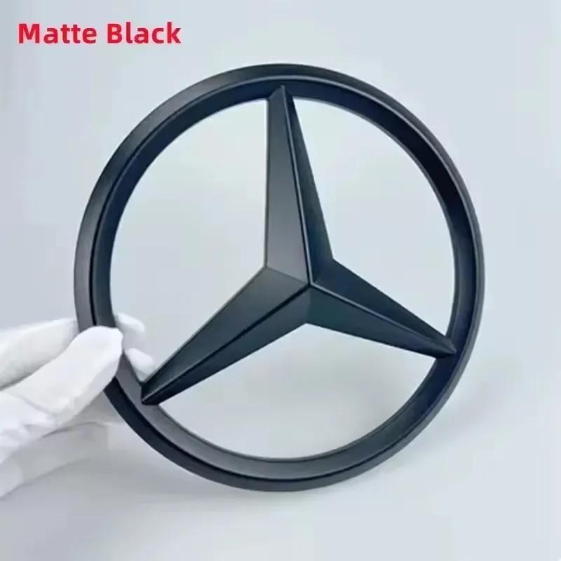 UOVMP1 C200 E300 Hot 2026 New For Benz ABS Car Front Grille Badge Decal Cover Emblem for Mercedes Benz W204 W205 W210 W211 W212 W213 C