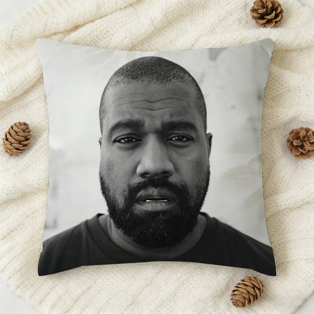 KKanye YE West BULLY Doublesided Printed Square Decorative Cushion Cover for Sofa Living Room Home Decor