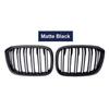 Передняя решетка для почек, двойная планка для BMW 3 4 X3 X4 G01 G02 G08 18-21, высококачественные гоночные грили, аксессуары для стайлинга автомобилей
