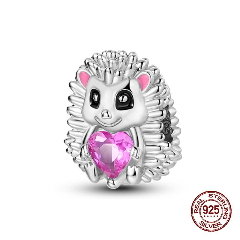 Новинка, 100% стерлингового серебра 925 пробы, цветы, драгоценные камни, подвески-бабочки, бусины, подходят для оригинального браслета 925 пробы, сделай сам, теплые украшения, подарок на день рождения