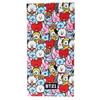 Marushin BT21 Beach Towel, Let's Dance Merchandise, Official, 5785011600, Approx. 70 X 140 Cm, Set