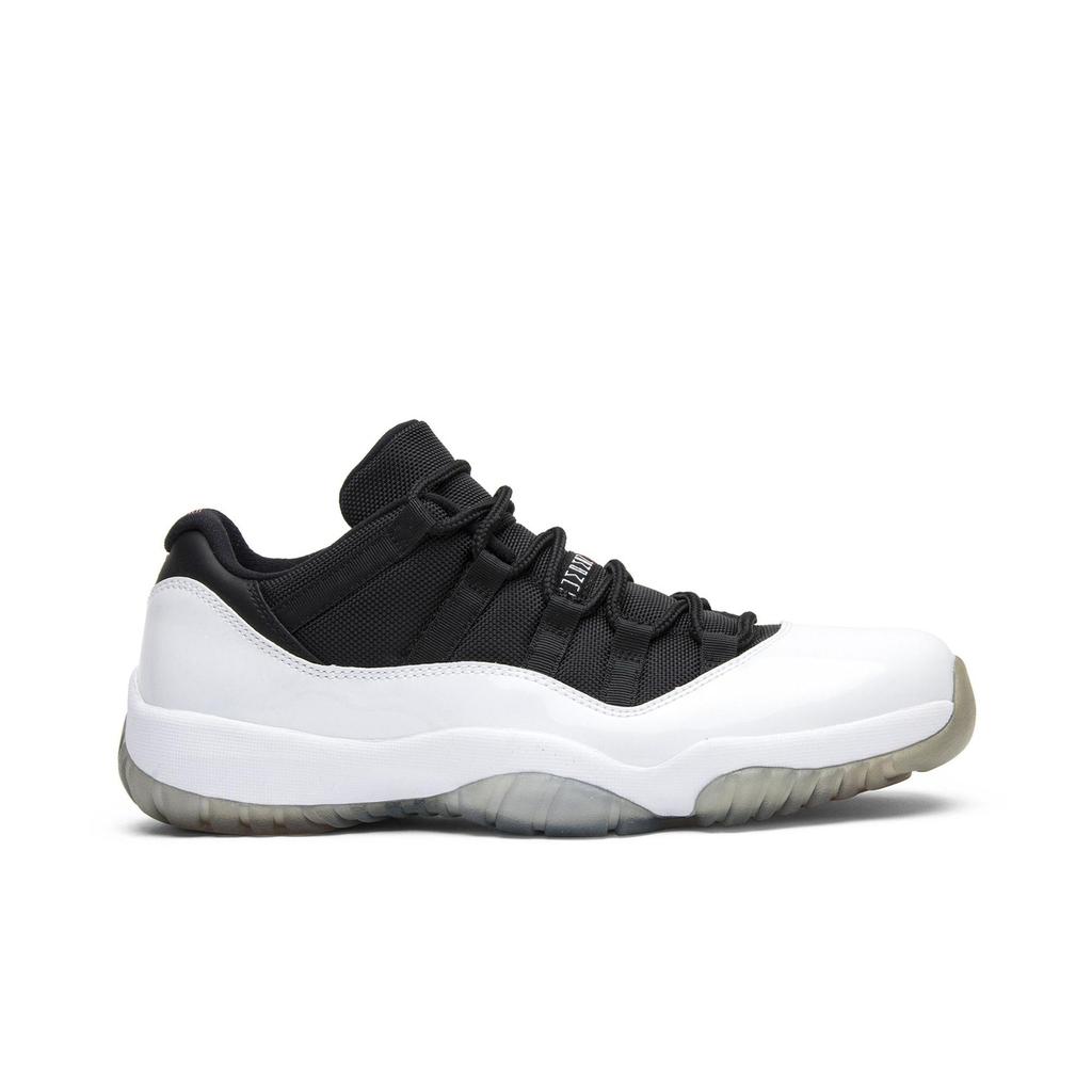 Air Jordan 11 Retro Low 'Tuxedo' (Unisex) White / Black-True Red Vintage Basketball Shoes 528895 110