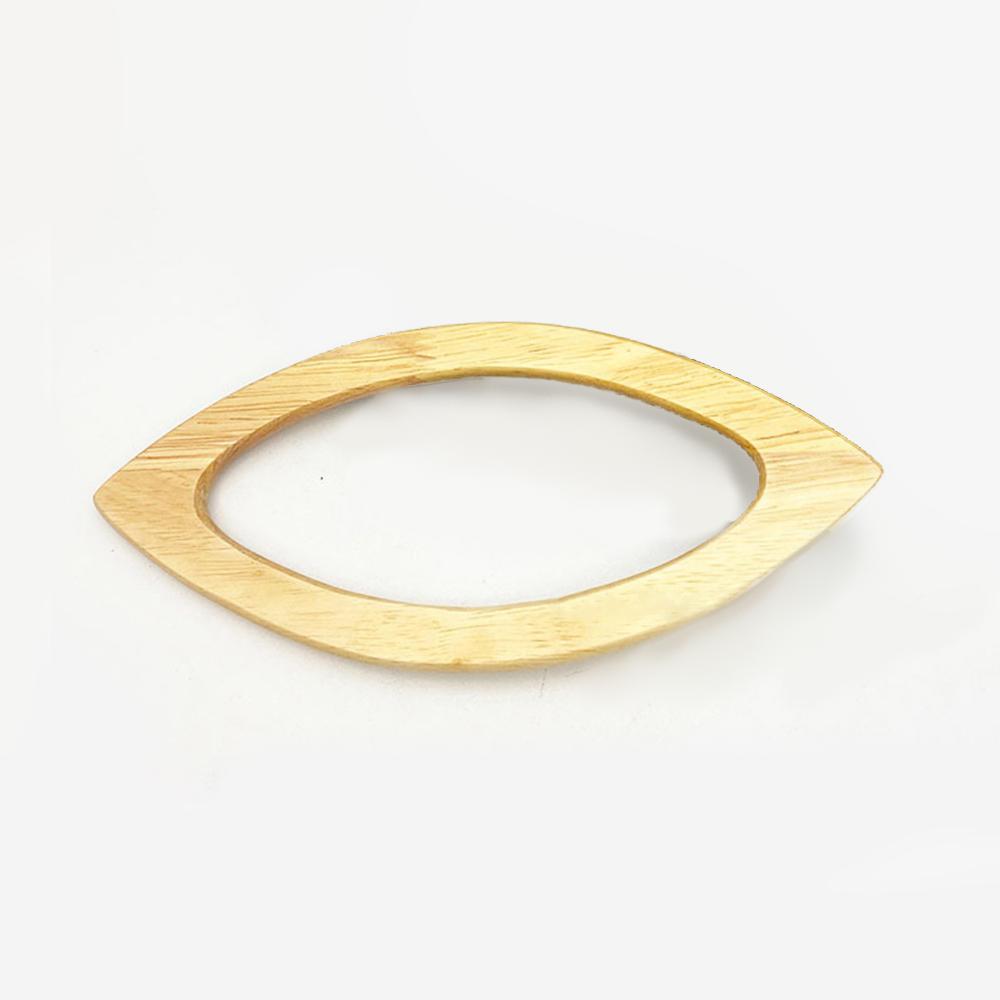 Ручка для сумки из цельного дерева, сменная, своими руками, сумка из дерева, твердая ручка, классический ремень для шитья, вязания крючком, сумки, кошелька, аксессуаров