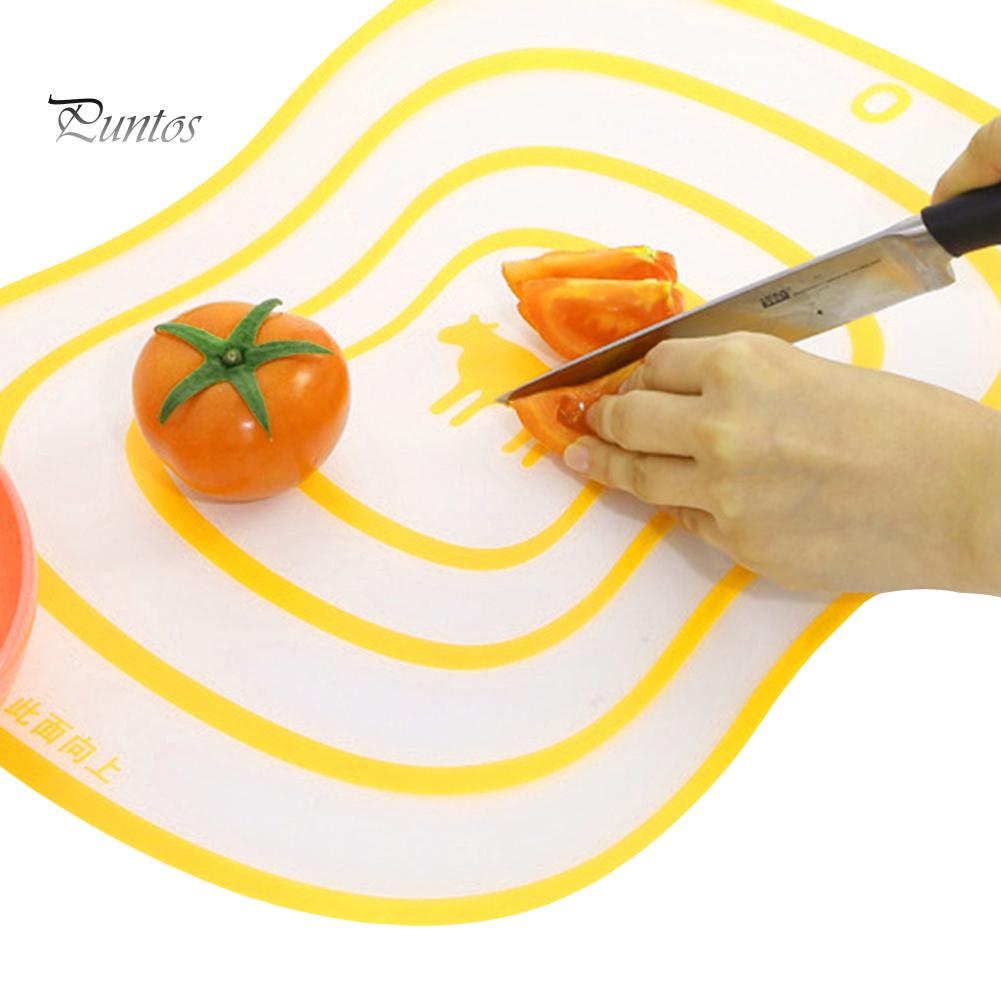 Пластиковая кухонная доска Puntos, 4 шт., разделочная доска, нескользящая матовая макетная доска