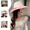 Extra Large Brim Versatile Face Covering Hat UV Ray Face Covering Hat Outdoor Large Brim Shows Small Face