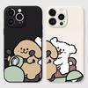 Забавный чехол для телефона с изображением пары собак на мотоцикле для IPhone 11 12 13 15 16 Pro Max Mini 14 7 8 Plus X XS MAX Мягкий чехол Fundas для влюбленных Skin