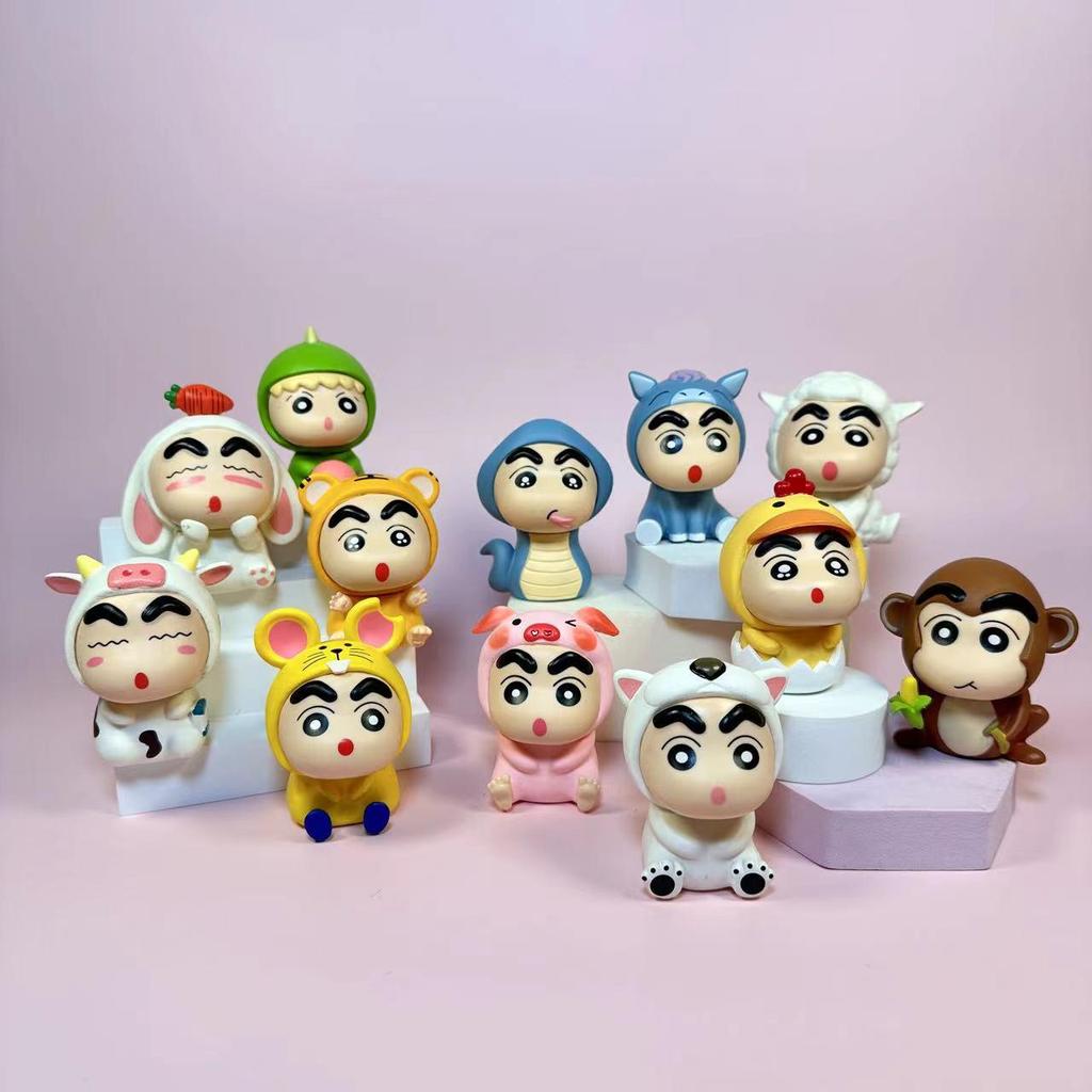 «Серия Crayon Shin-chan»: Мои украшения для машин «Мелоди», «Куро», «Собака с корицей» и «Пудинг»