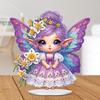 Acrylic Elf Diamond Painting Tabletop Ornaments Beautiful Elf Girl Diamond Painting Table Decoration Girls Room Home Decoration
