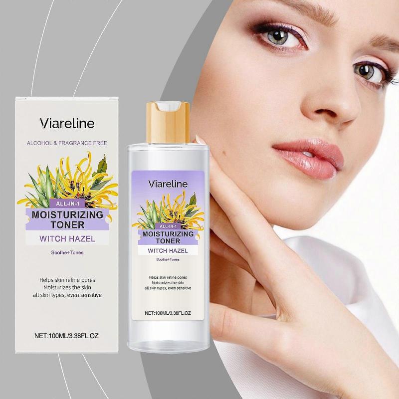 Viareline Witch Hazel Aloe Vera Moisturizing Toner Daily Moisturizing and Deep Nourishing Facial Skin