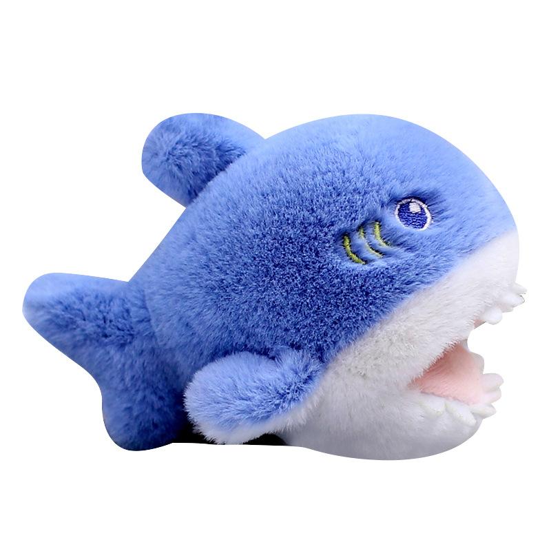 Cute Dolphin Whale Sea Lion Doll Plush Toy Shark Killer Whale Doll Girl Bag Keychain Small Pendant