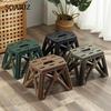 Folding Step Stool Strong Load-bearing Heavy-Duty Chair Travel Use Compact Collapsible Chair with Handle Camping Supplies
