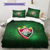 Fluminense FC Pattern Bedding Quilt Set  Home Decoration  Gift (1 * duvet cover + 2 * pillowcase  without core)