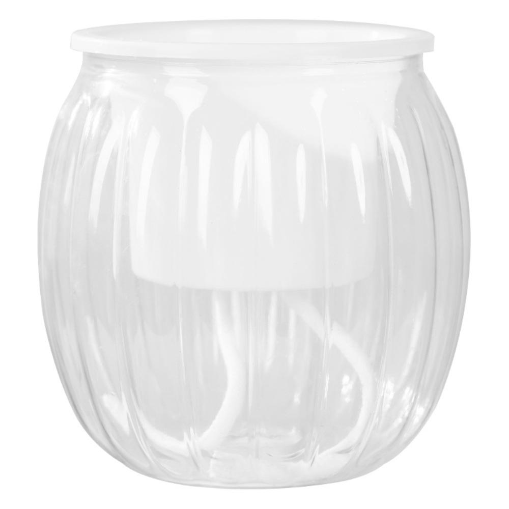 Пластиковый влагопоглощающий цветочный горшок, прозрачный, автоматический полив, садовый декор