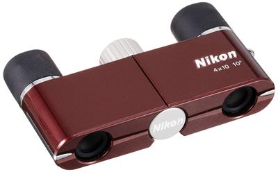 Бинокль Nikon Yu 4X10D CF Roof Prism 4x 10 калибра Wine Red 4X10DCF в (Сделано в Японии)