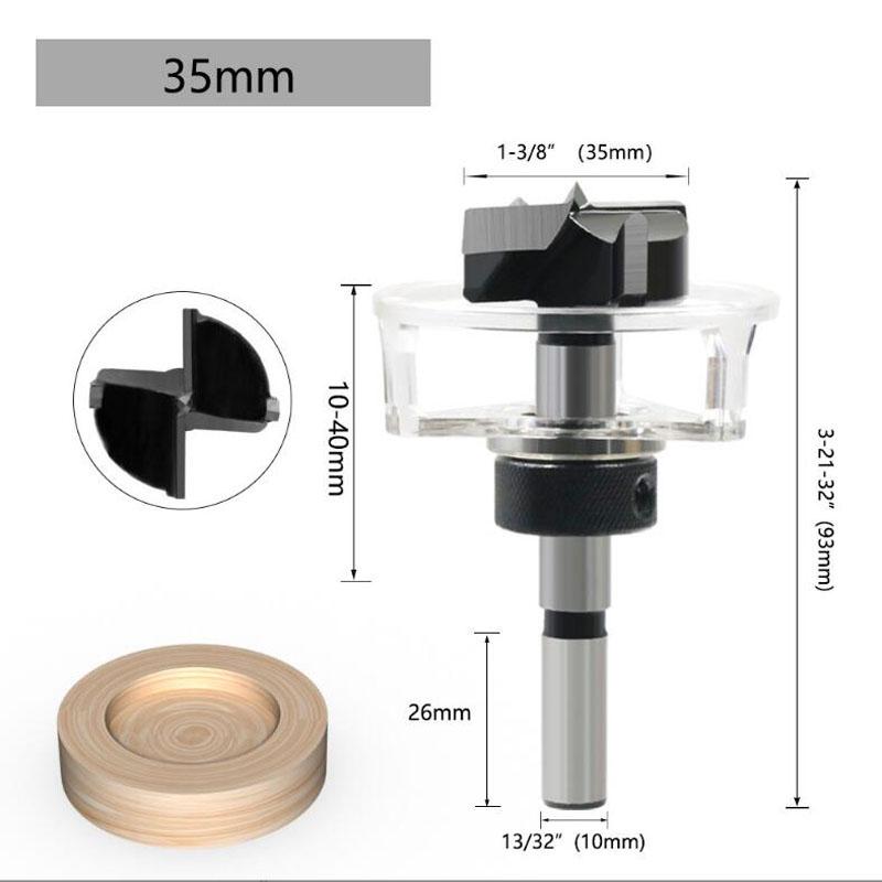 Шестигранный хвостовик 35 мм 2,3 лезвия регулируемый позиционер с крышкой шарнирное отверстие сверло для деревообработки