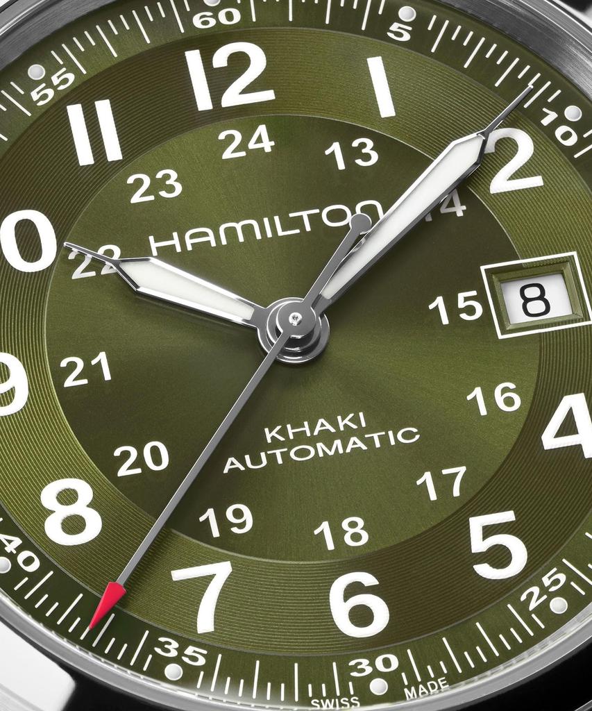 Hamilton Хаки Полевые Механические Автоматические Наручные Часы H70605160 Оригинальная Гарантия Мужские