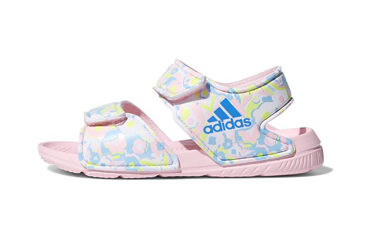 adidas Altaswim C Синтетическая кожа Нескользящие Износостойкие Детские Сандалии Розовый Синий Зеленый EF0376