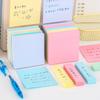 Colorful Sticky Notes, High-adhesion Office Tear-off Stickers, Cute Student Message and Note-taking Notebook