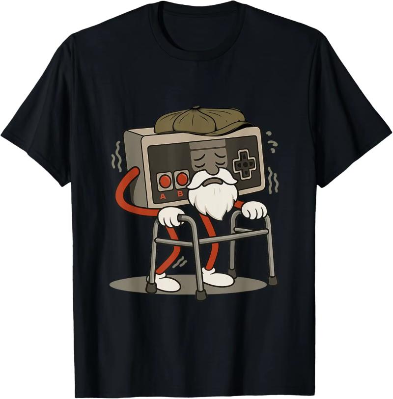 Unisex Clothing Vintage T Shirt Hombre Aesthetic 80s 90s Video Game Retro Vintage Classic Arcade TShirt Streetwear