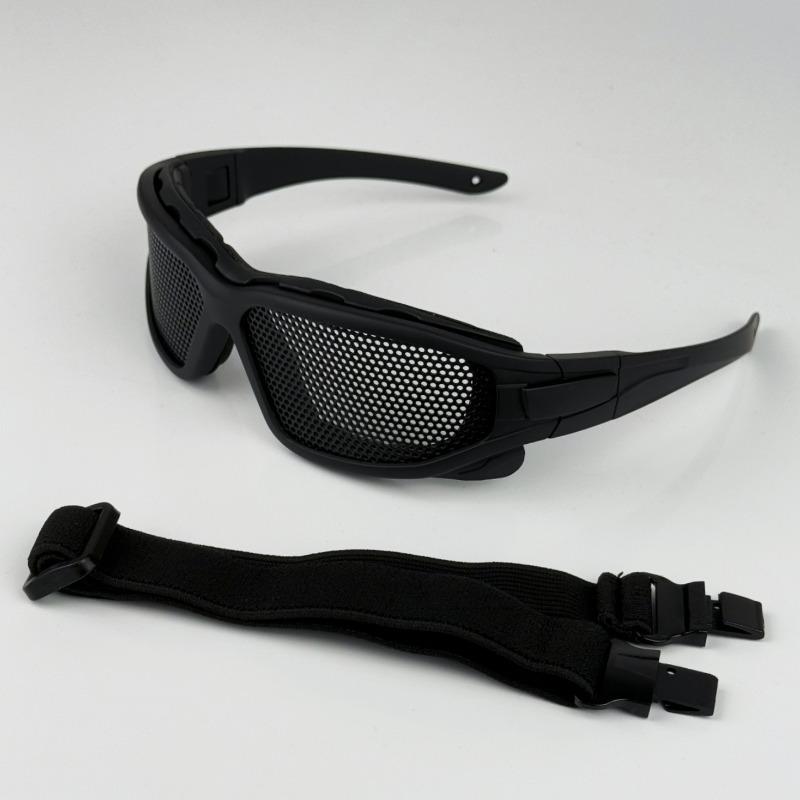 Metal Mesh Goggles, Riding Iron Mesh Goggles, Impact-resistant Mountaineering CS Protective Goggles, Sports Outdoor Tactical Weeding