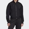 (WMNS) adidas Vrct Jk Woven Stitching Jacket Coat Black Women's FK0975