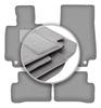 Серые автомобильные коврики для: Mercedes C W205 универсал, седан (2015-)