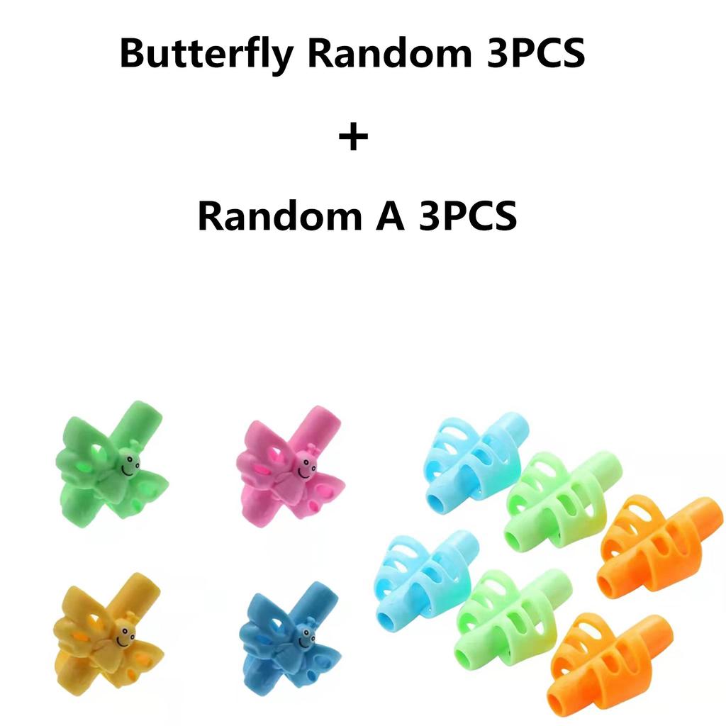 1/3 шт., детский держатель для карандашей, обучающая практика, силиконовая ручка, устройство для коррекции осанки для студентов