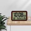 Цифровой аккумулятор, электронные часы с ЖК-дисплеем для спальни, с датой, температурой в помещении, функцией повтора
