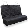 Pet Car Seat Cover Rear Bench Thick Oxford Fabric Dog Cat Travel Pad With Side Wings Zipper Options