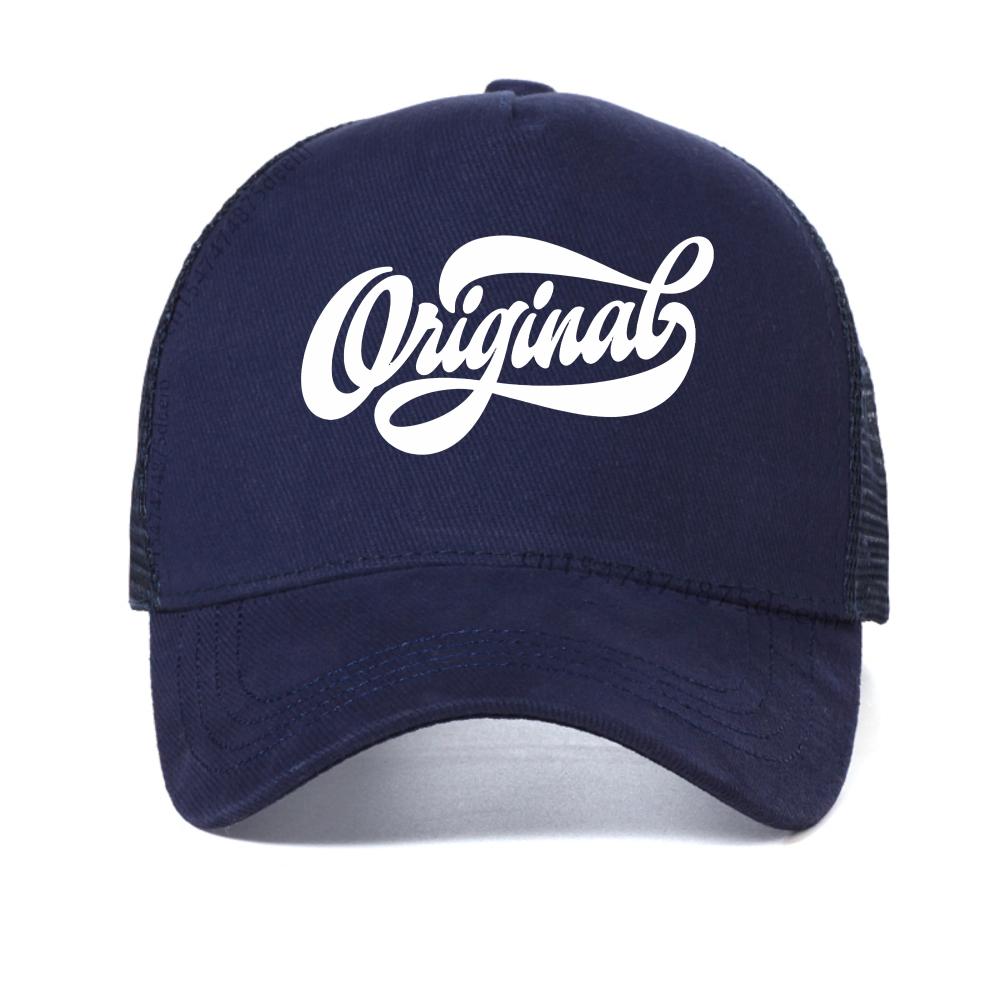 Wniginal Printing Breathable baseball cap Unisex Wowen Summer outdoor Causal Trucker Hat fashion Adjustable mesh Snapback Hats