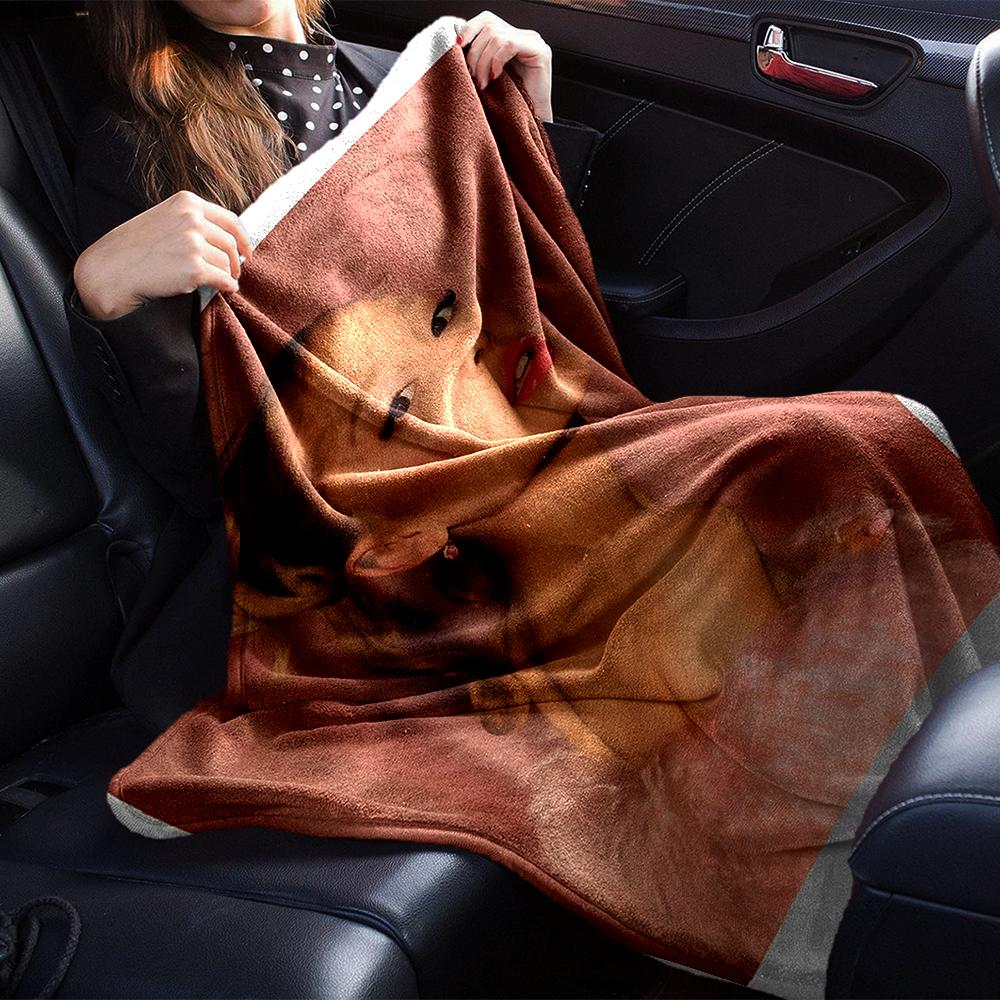 Pink Ballerina Elegance Blanket Soft Throw Blanket For Home Bedroom Bed Sofa Travel Office Solid Christmas Blanket