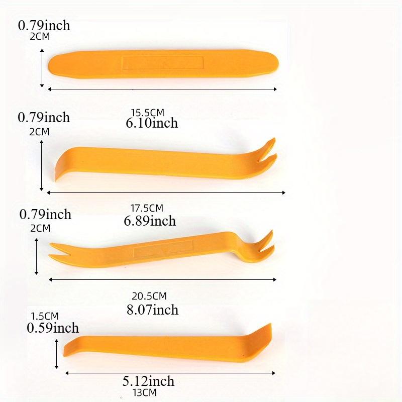 4pcs Car Audio Disassembly And Assembly Tools Plastic Crowbar Door Panel Interior Buckle Disassembly Navigator Disassembly
