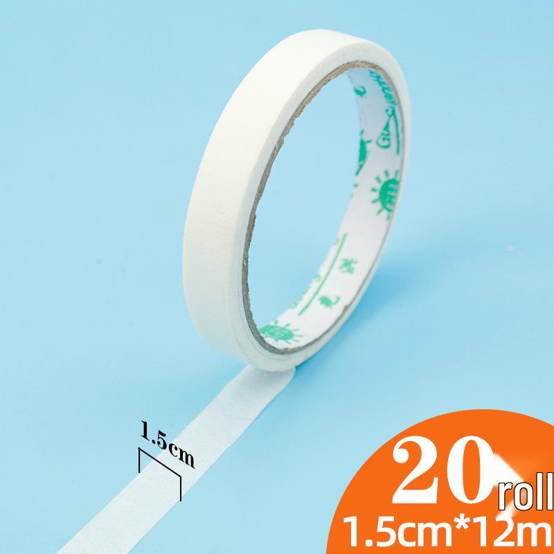 Бумажный скотч белой текстуры без следов для студентов-художников - Декоративная герметизация краев и малярный скотч для маскировки при распылении