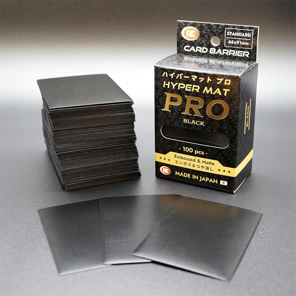 KMC Card Barrier Hyper Matte Pro Черный 100 Протекторов для Коллекционных Карт
