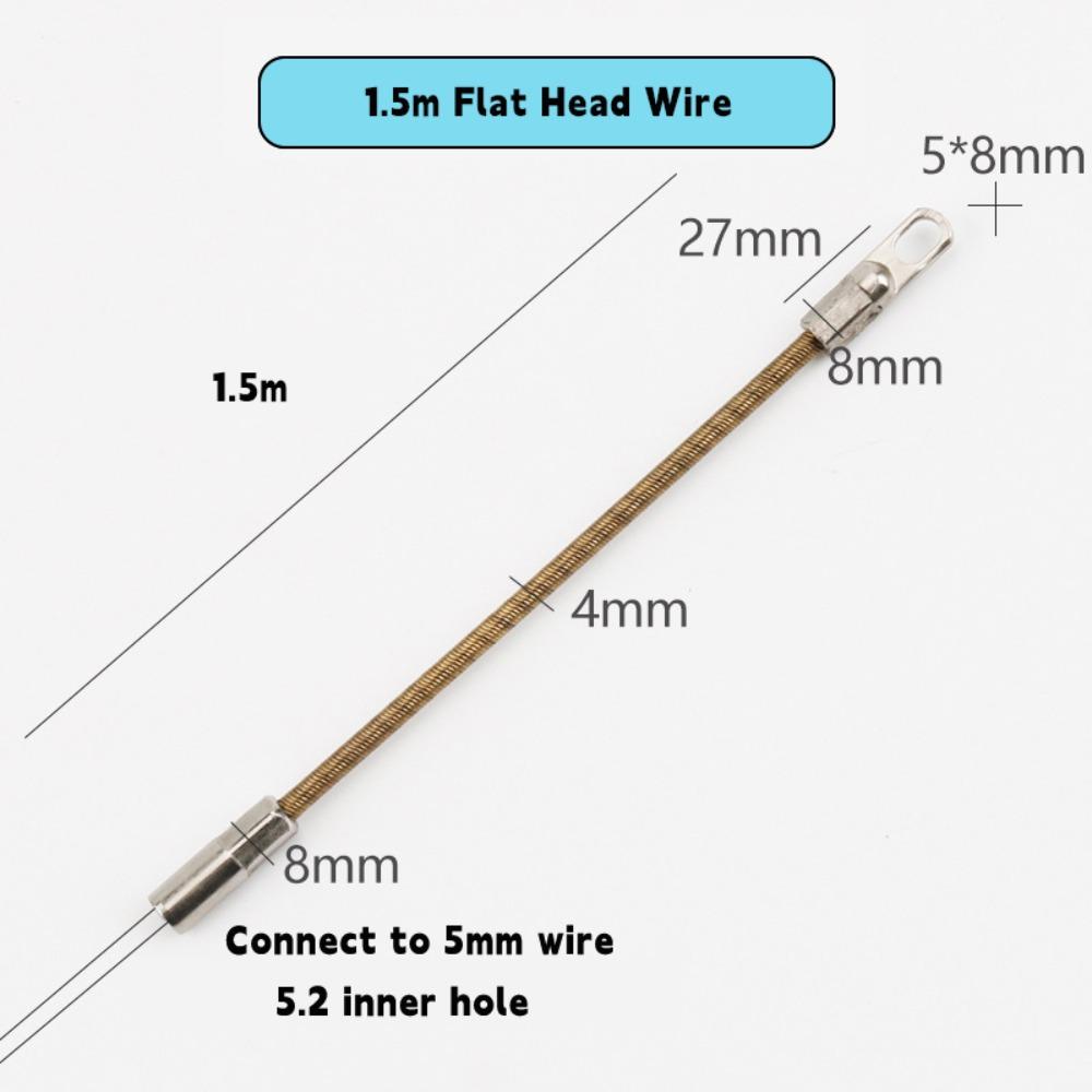 Electrician Tools Automatic Thread Guide Connect To 5mm Wire Fast Cable Puller Auxiliary Tools