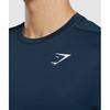 Gymshark Arrival Regular FiT T shirT Navy A2a1j Ubcy