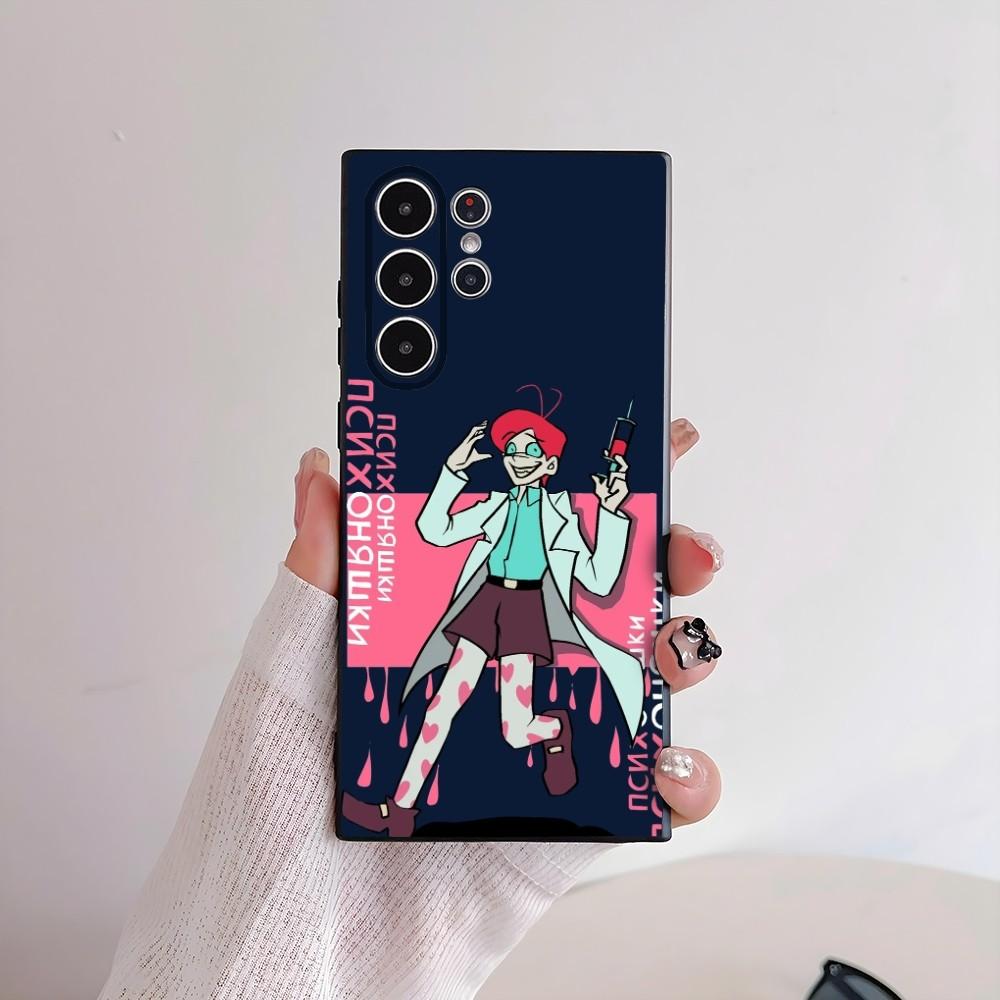 Anime P-Psychocuties Mimi Phone Case For Samsung Galaxy S25 S24 S22 S23 Ultra S21 S20 Plus rosted Non-Slip Full Cover Soft Case