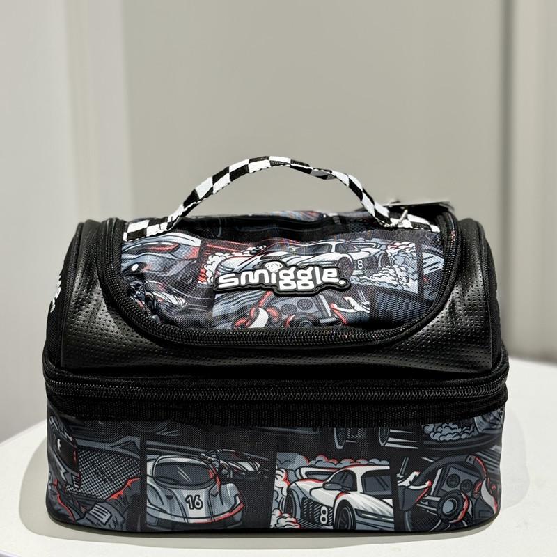 Австралия Smiggle Черная термосумка для ланча Астронавт - Сумка через плечо для хранения Bento и аккумуляторов холода.