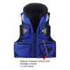 Life Vest Multi-pocket Detachable Large Buoyancy Bright Color Abrasion-resistant Water Assist Comfortable Adults Sea Fishing Water Sports Safety Life