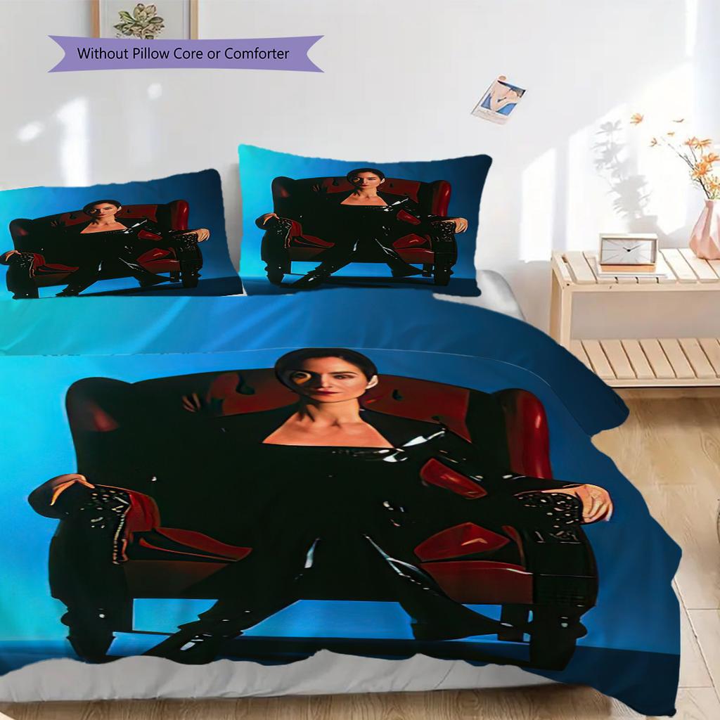 Dark Gothic Home Soft Sofa Cover Blanket Down Pillowcase Duvet Cover Without Core Pieces Set Bedding 1 Duvet Cover 2 Pillowcase Without Core