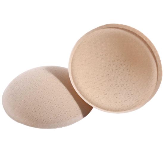 1 пара круглых губчатых подушечек для бюстгальтера Push Up для женщин, латексные подушечки для купальника с невидимой вставкой