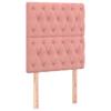 Headboard Pink 80x7x118 128 cm Velvet