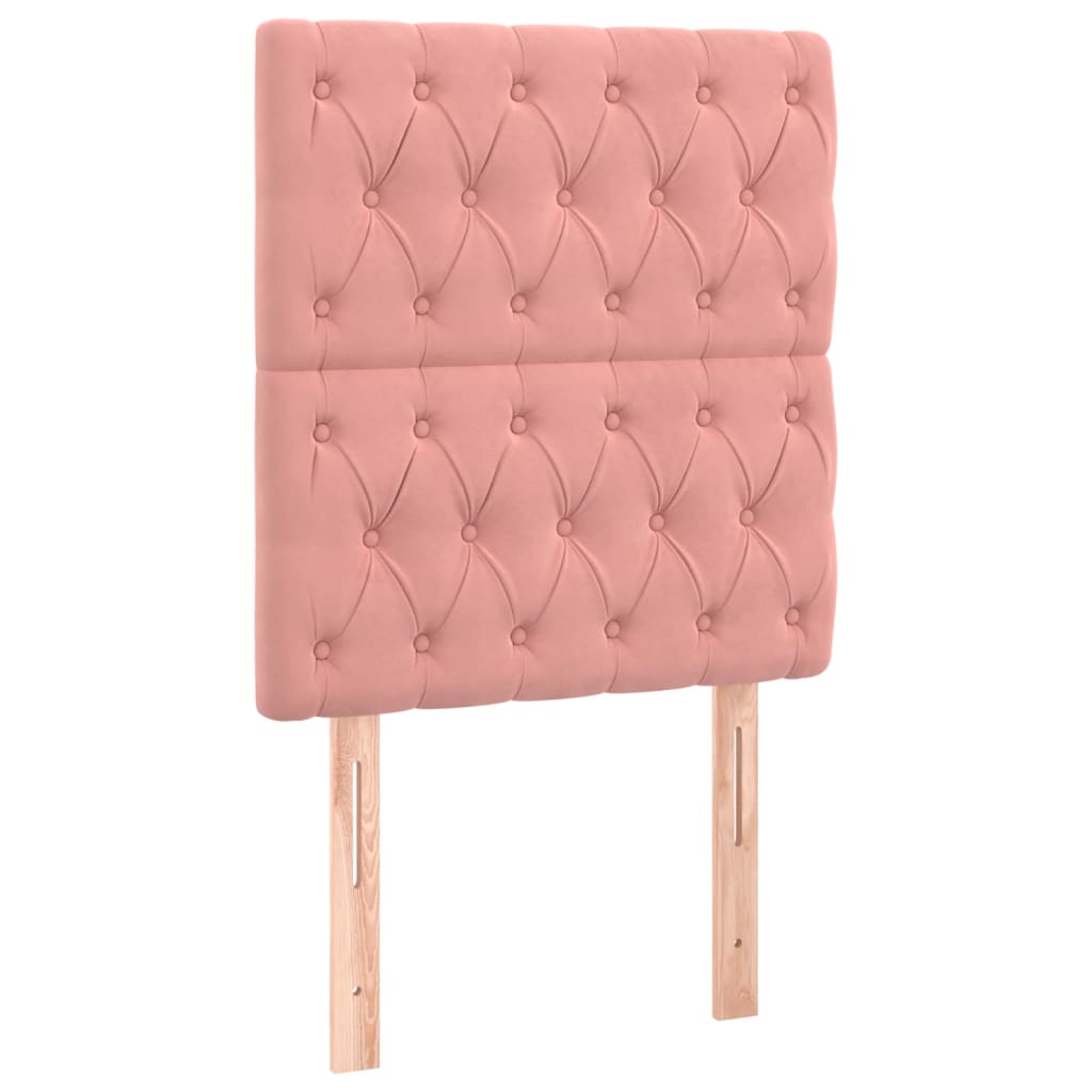 Headboard Pink 80x7x118 128 cm Velvet