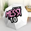 Colorful Messi Logo Design Portable Automatic Umbrella with 8-Rib Sturdy Construction All-Season Use Vibrant Pattern Umbrella Wedding Party Gift