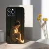 Geisha Woman Japanese For iPhone 12,16,11,14,15,17,13,X,Mini,SE,Max,8,7,XR,XS,Plus,Pro,Soft Silicone Black Case