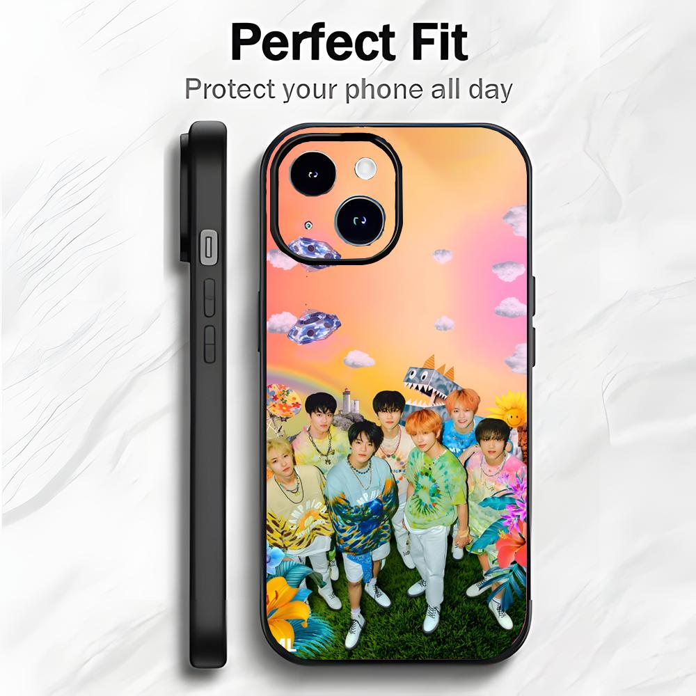 Красивая K-pop группа N-NCT Wish Чехол для телефона Чехол для телефона Мягкая упаковка Легкий Для iPhone17 16 15 14 13ProMax