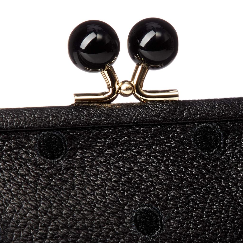 Acrylic Ball Purse Long Wallet BKDOT [Perke] 08-06-03161 Women's